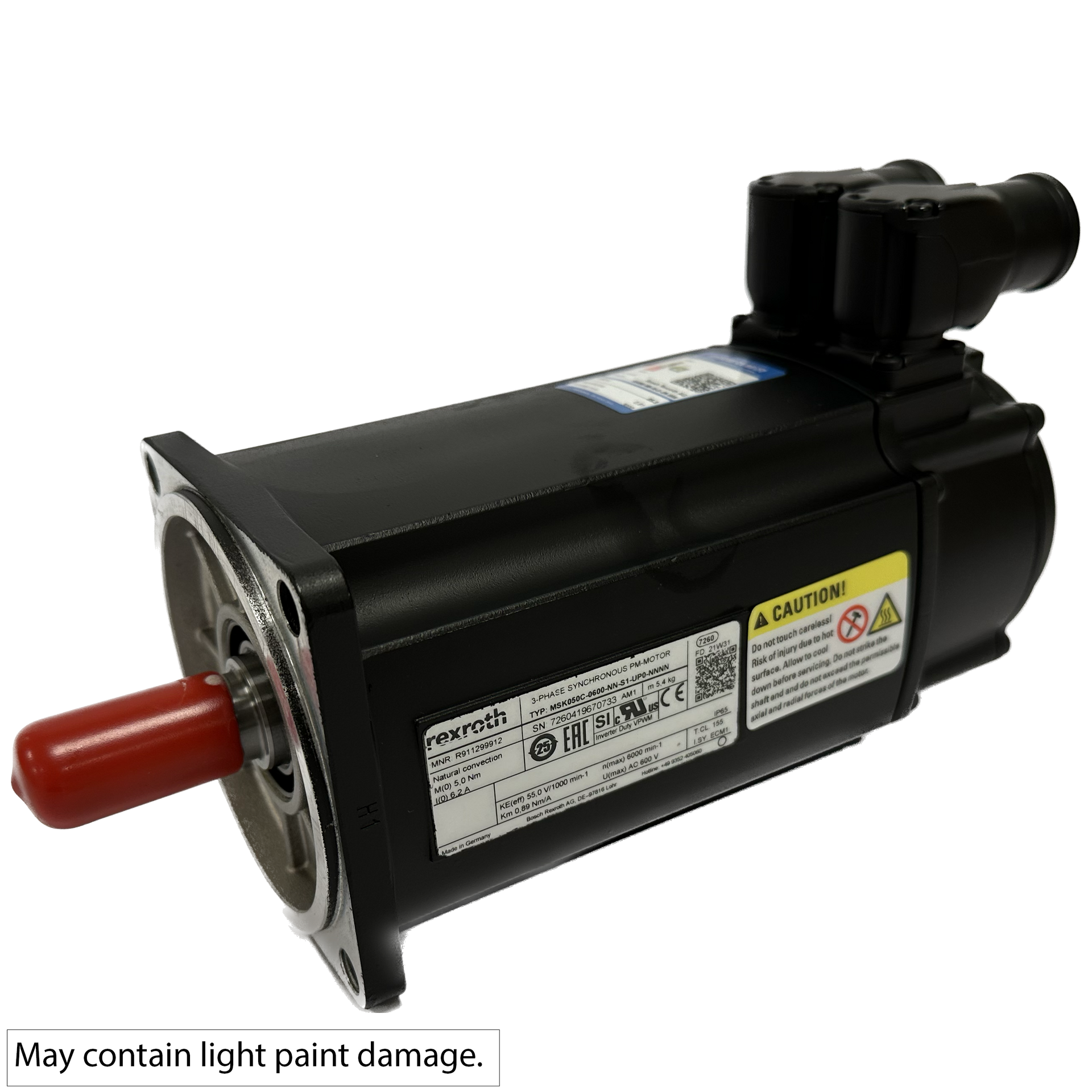 IN STOCK - Bosch Rexroth - Servomotor MSK040C-0600-NN-S1-UP1